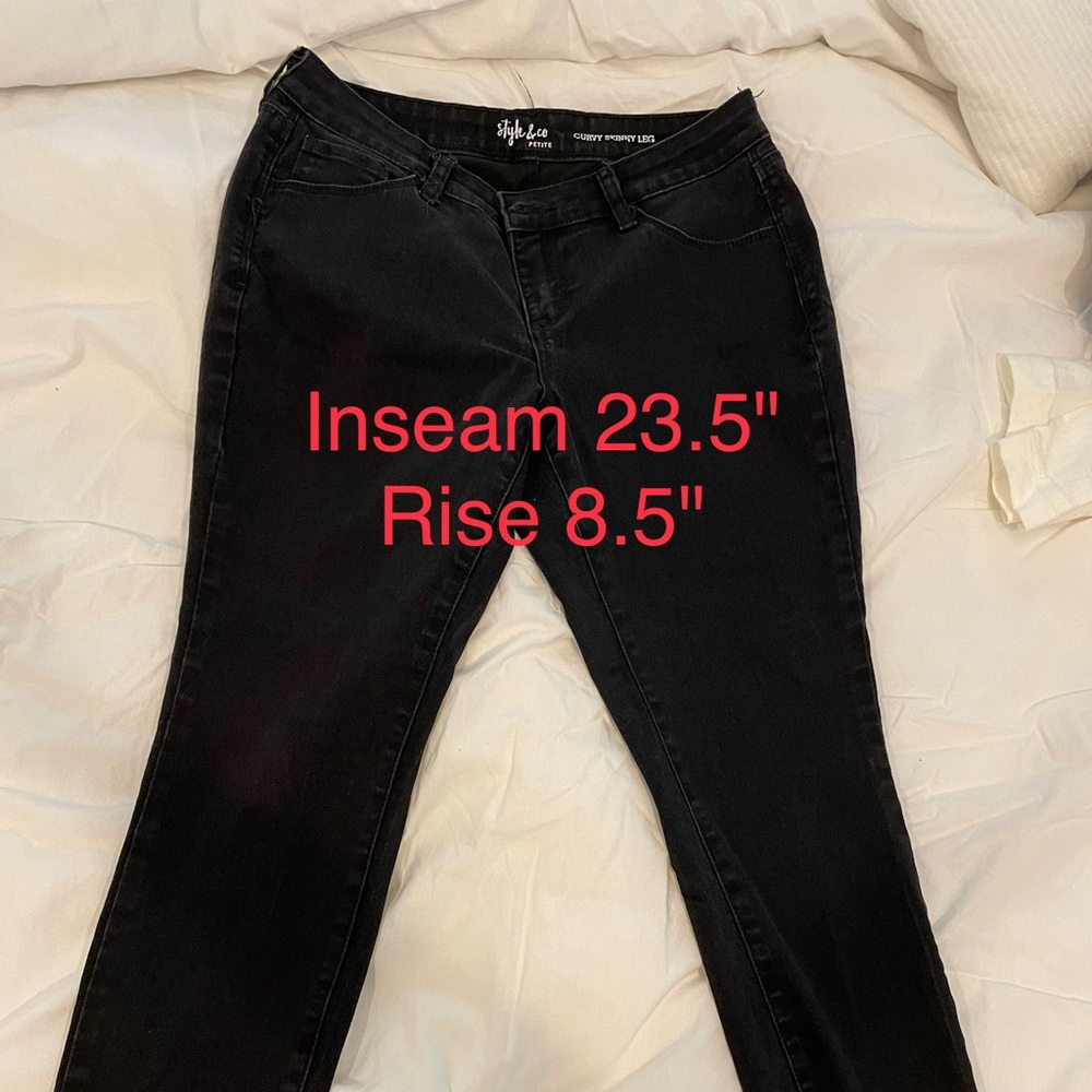 Style & Co Curvy skinny leg size 6PS jeans